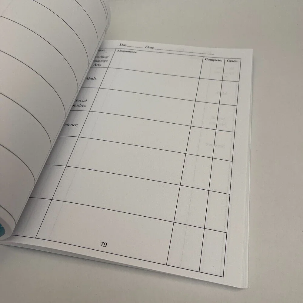 Check-Off Homeschool Planner with Subjects & Grade Column Schoolhouse Heaven‎